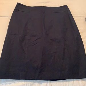 Tahari navy pencil skirt